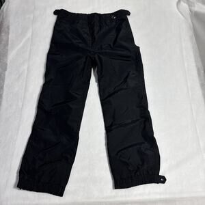 WOMENS COLUMBIA Vintage Snow Pants Ski 100% Nylon Black Size M ds